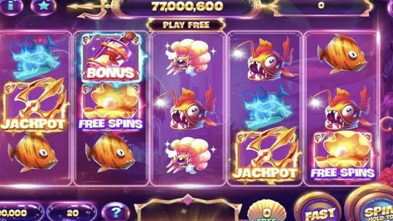 Giao diện của game Thuỷ Cung tại Mayclub