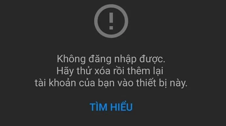 Một vài sự cố đăng nhập hay gặp & cách khắc phục