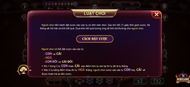 Luật chơi cơ bản của Baccarat Kim Tài Mayclub