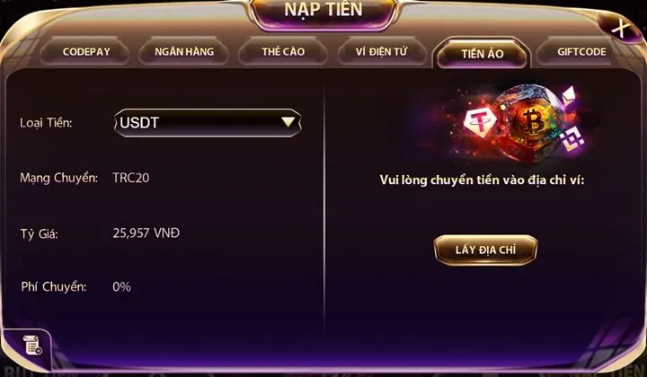Cách nạp tiền Mayclub bằng ví điện tử