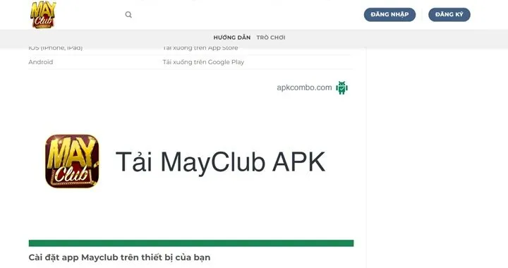 Hướng dẫn tải app Mayclub chi tiết