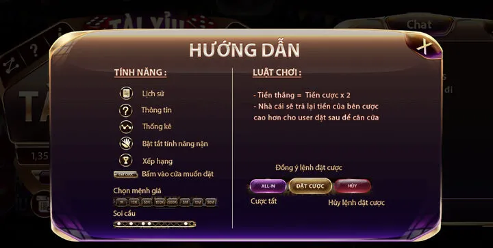 Thông tin về game tài xỉu Mayclub