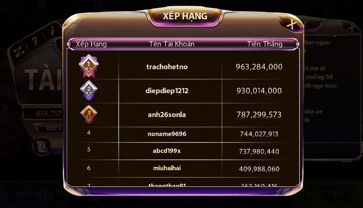 Cập nhật game online tài xỉu Mayclub