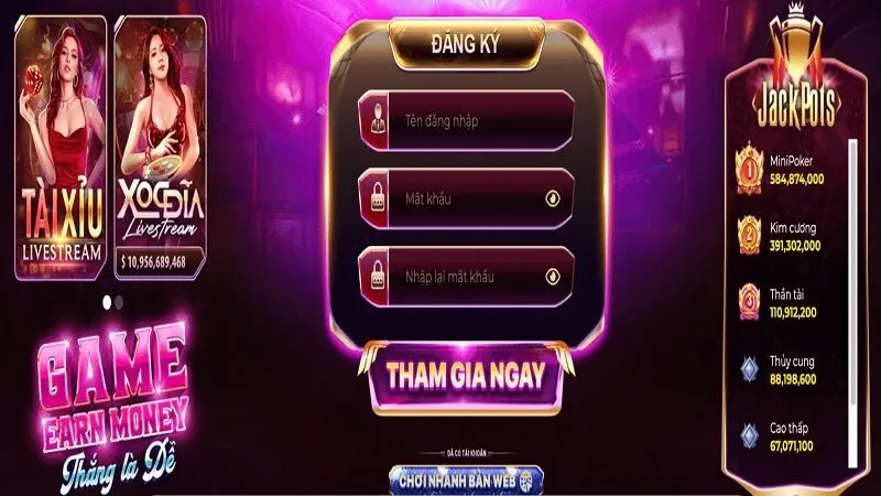 Hướng dẫn cách tham gia chơi tựa game Thần tài Mayclub cụ thể đầy đủ và chi tiết nhất