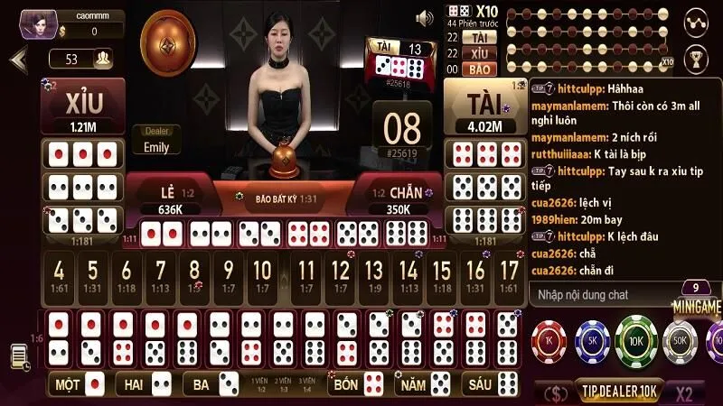 Tham gia X88 Sicbo livetream